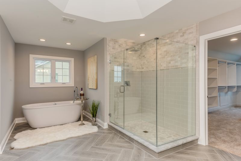 Open Concept Bathroom with Walk-in Shower